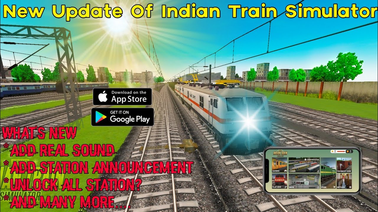 Indian train simulator new horn game time